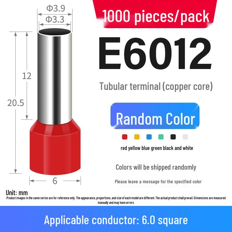 European Pin-Type Pre-Insulated Copper Ferrule Wire Connectors with Crimping Pliers