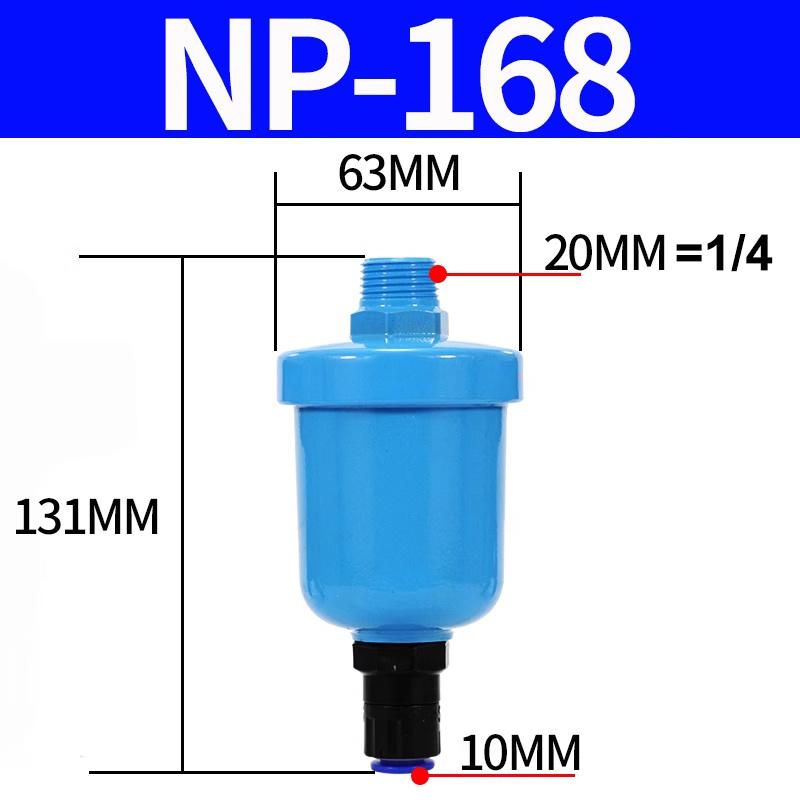 AD402-04 NP-168 Pneumatic Auto Drain Valve Automatic Drainer Air Tank Air Compressor Oil Water Separator Filter