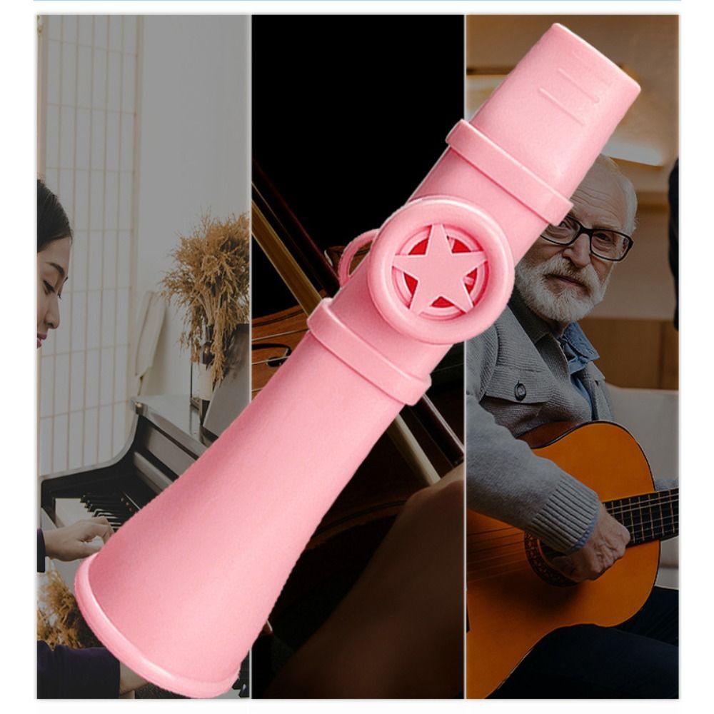 ABS Kazoo Flute with Lanyard Musical Whistle Toy Portable Musical Instruments  Boys Girls Gift