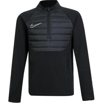 Nike Sudadera con capucha Moda Cómoda Transpirable Sudaderas para niños Negro FJ6181-010