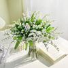 Lily of the Valley Wedding Bouquet & Wind Chime Fake Flowers - High-End Wedding Decoration