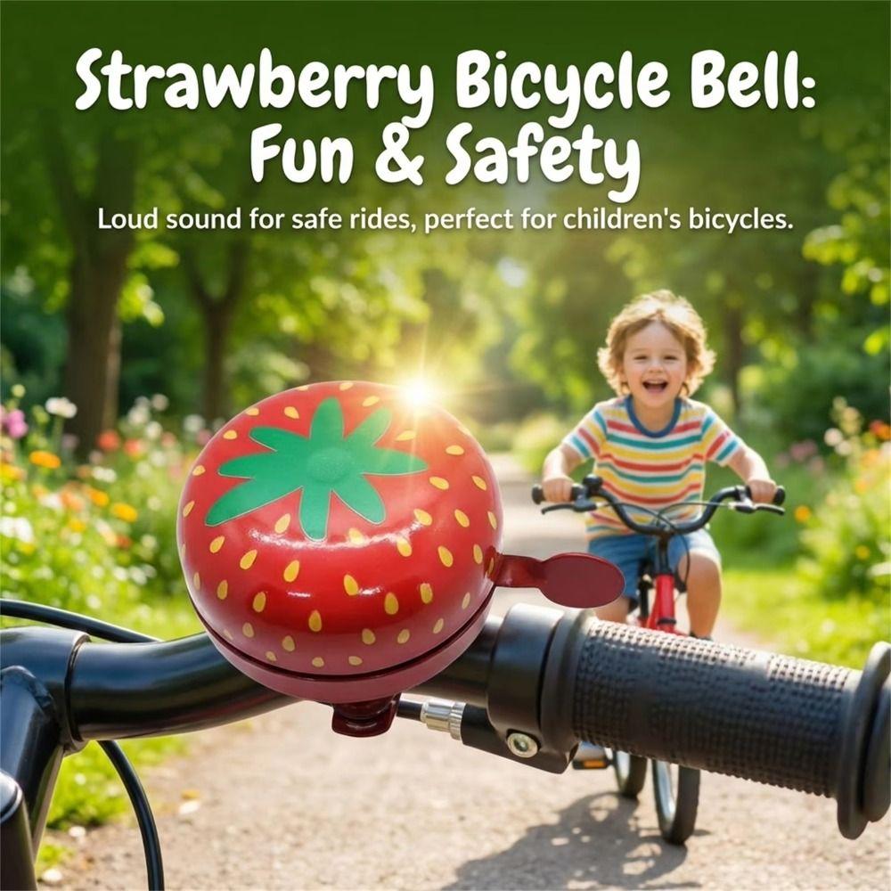 Erdbeer Fahrradklingel Wassermelone Cartoon Fahrradklingel Kinderfahrradklingel Elektrofahrrad