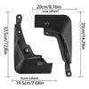 Mud flaps/splash guards designed for Toyota RAV4 - (without running boards), automotive modification parts, tire mud gua