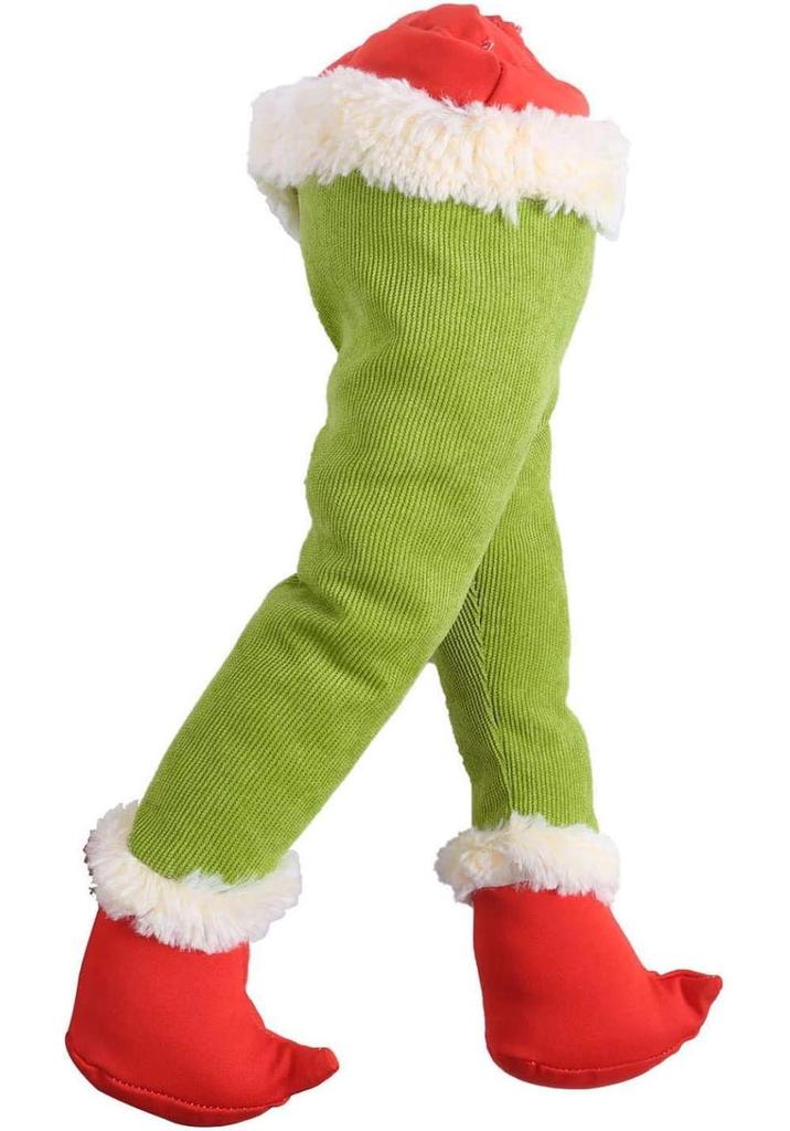 Grinch Grün & Elfenbeine Weihnachtsbaumschmuck