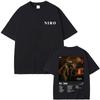 Rapper Niro OX7 Album Graphic T-shirt Unisex Women Hip Hop Fashion Pop Music T-shirts Male Casual Cotton Vintage T Shirt Streetwear