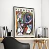 Pablo Picasso Faces Abstract Human Portrait Poster Surrealist Canvas Painting Modern Wall Art Exhibition Room Home Decor