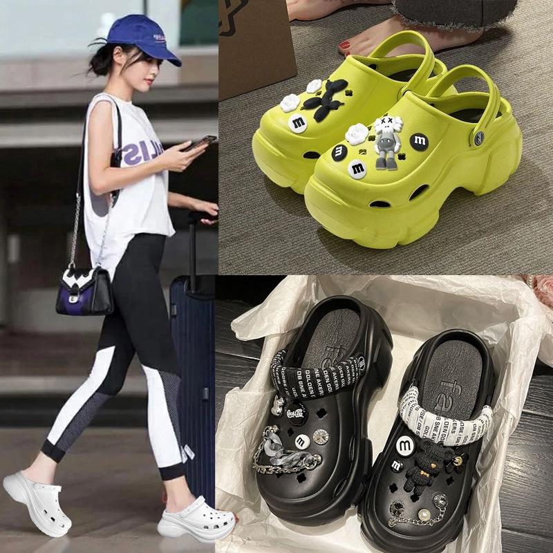 Women's Summer Height-Boosting EVA Non-Slip Closed Toe Slippers