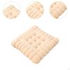 Biscuit Design Cushion Floor Pad for Living Room And Meditation