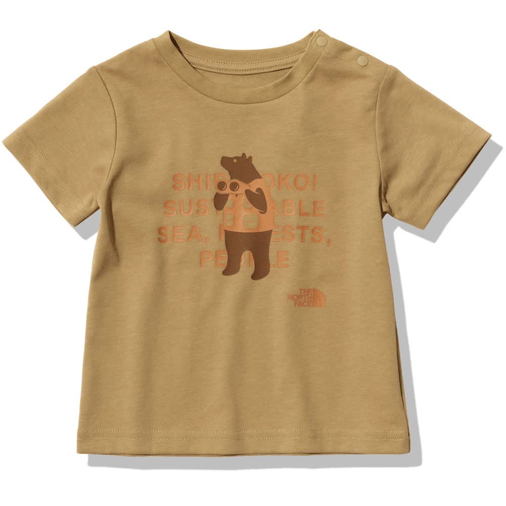 

The North Face Short Sleeve Shiretokotoko Unisex UV Organic Kelp Size 80 Tee, Baby, Protection, Cotton, Tan,