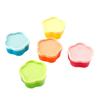 5Pcs/Set New Mini Lunch Box Heart-shaped Reusable Food Container with Lids Plastic Squeeze Bottle Kitchen Storage