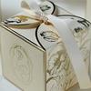 50Pcs French Sugar Box Light Luxury Golden Candy Champagne Color Wedding Candy Box Wedding Accompanying Paper Gift Box
