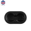 Black Rear Seat Drink Dual Cup Holder With Tape for Dodge Ram