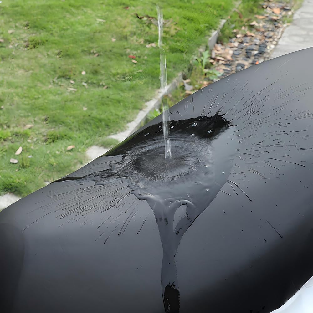 Motorcycle Seat Cover, Black, Waterproof, Abrasion Resistant, Sunscreen Protection, Stain Prevention, Repair, Refilling, Super