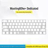 Wooting 60HE Black Carbon Fiber Sound Pack with PORON Bottom and Five-Layer Cotton Plate