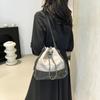 Stylish Vintage Bucket Bag For Women Trendy Street Fashion Crossbody And Handbag
