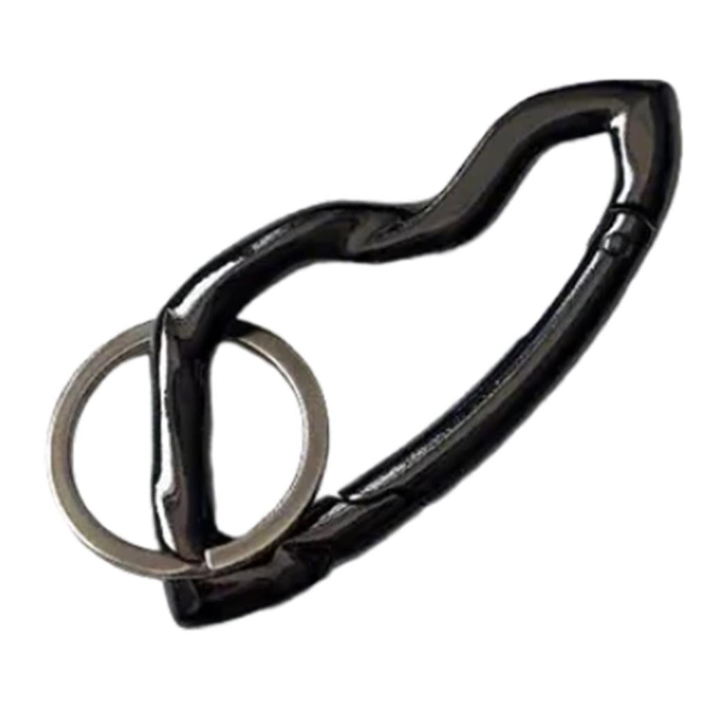 Stylish Y2K Star Carabiner Keychain Minimal Stainless Steel Star Carabiner Keychain Pendant for Bags and Backpacks
