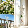 Hanging Metal Hummingbird Suncatcher Prisms Suncatcher Faux Crystal Window