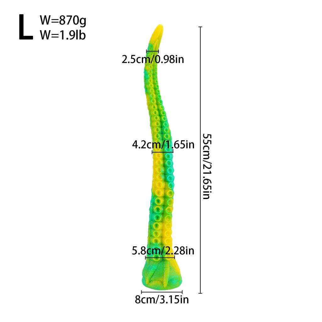 Super Long Octopus Tentacle Fish Sex Product Deep Anal Expansion Masturbation Massager for Men and Women SM Sex Product