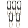 Zinc Alloy Keychain Carabiner Keychain Clip Key Holder Key Chain Clip Hook Carabiner Outdoor Camping Keychain Buckle Set