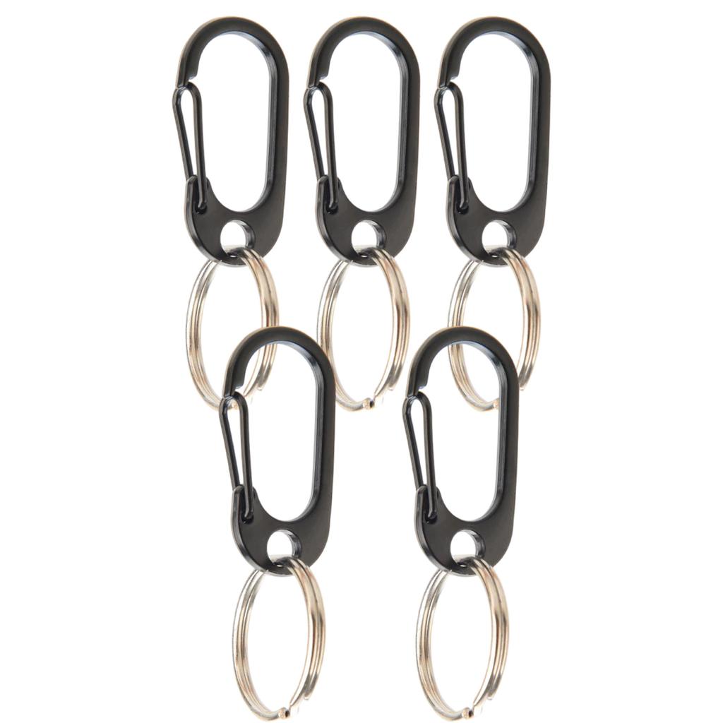 Zinc Alloy Keychain Carabiner Keychain Clip Key Holder Key Chain Clip Hook Carabiner Outdoor Camping Keychain Buckle Set