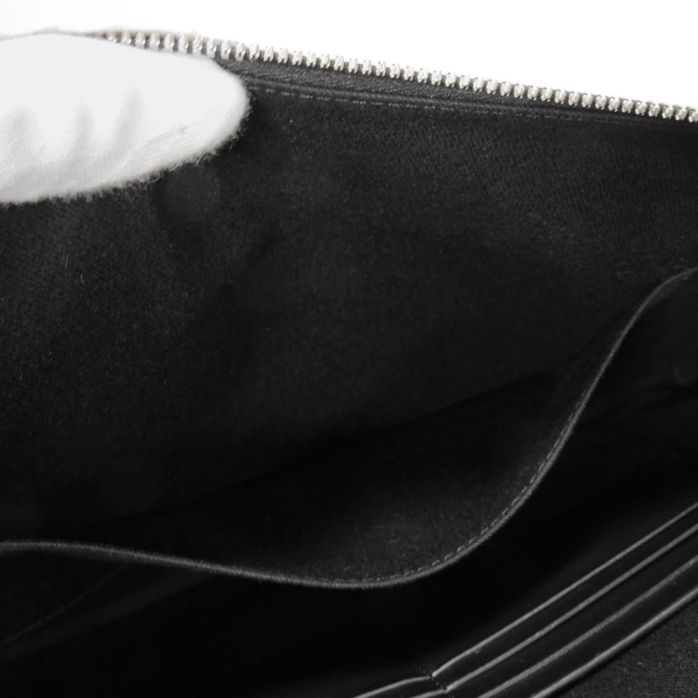 Used 11828 Nino GM 7931 New Logo Embossed Emblem Signature Rose Garden Pink Business Bag Crest Black Men's from Japan