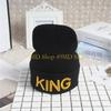 49MD Ski Beanie Hat King Queen Hat Couple Hat Skullies Beanie Bonnet Skull Hat