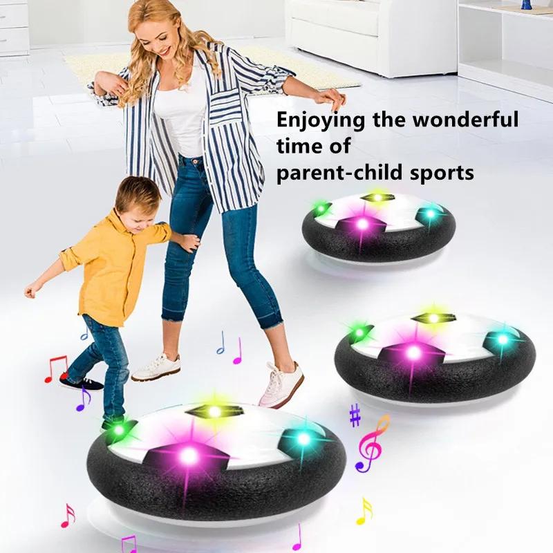 Floating Football Children Interactive Football Electric Indoor Outdoor LED Flashing Creative Sports Training Toys Birthday Gift