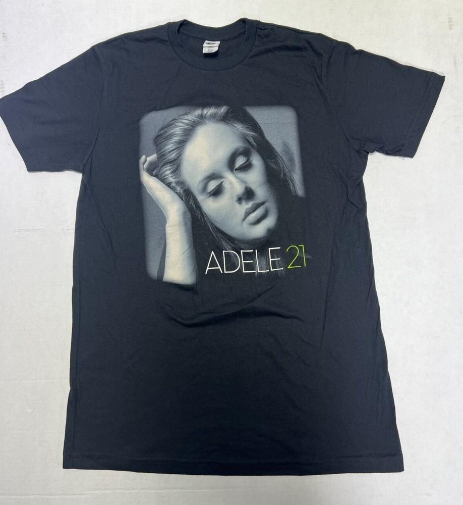 ADELE ADELE21 TOUR NORD AMERICA 2011 TEE T-SHIRT NERA UFFICIALE unisex NUOVO T-Shirt Unisex T-Shirt Grafica