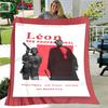 Hot Famous Movies Leon Jean Pattern Blanket Flannel Thin Blanket Portable Home Travel Office Lunch Break Blanket Birthday Gift