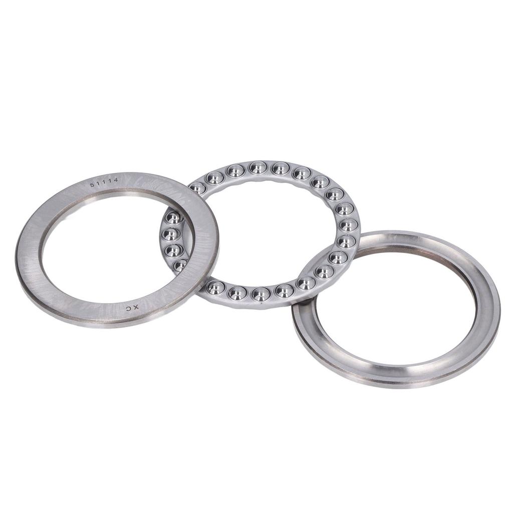Cuscinetto a sfere di spinta 51114 75mm X 95mm X 18mm Cuscinetti a sfere di spinta in acciaio al carbonio Macchinari per forgiatura Cuscinetti per rulli stradali