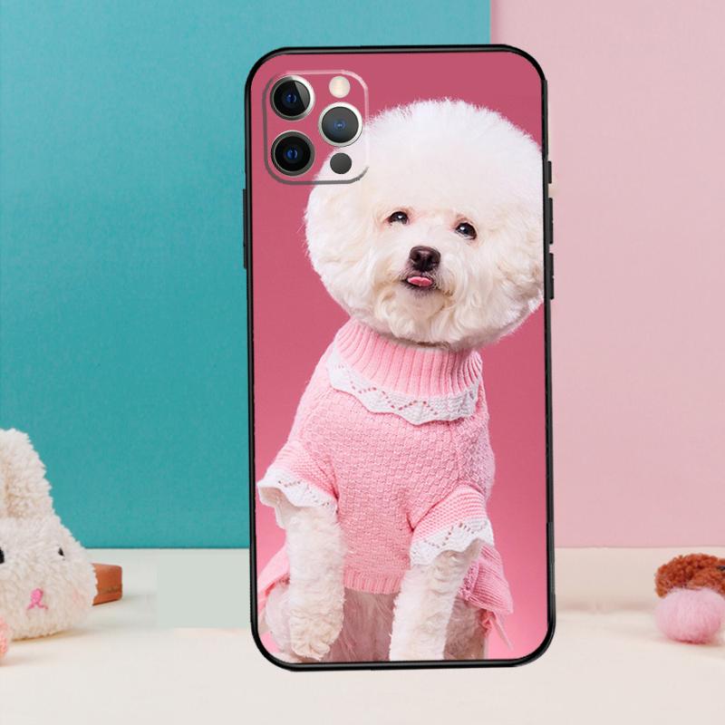 Bichon Frise Dog Puppy Phone Case For iPhone 17 Air 16 15 14 13 12 11 Pro Max 12 13 mini 15 16 Plus 16e Cover Coque