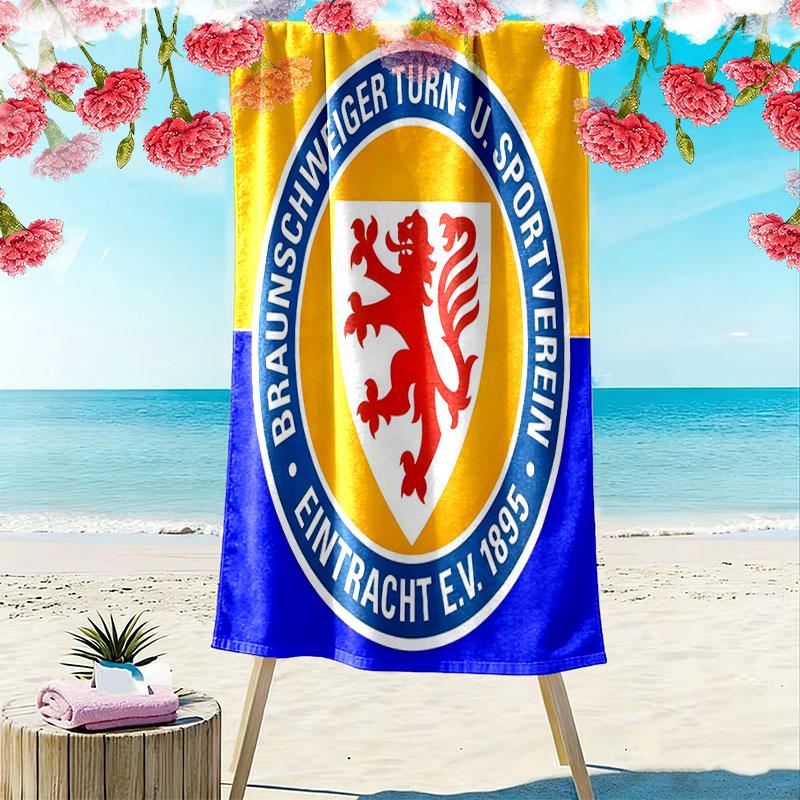 Eintracht Legacy Print Beach Towel, Large Soft Quick Dry Towel for Beach Camping Swimming