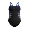 Girls Printed Thin Strap One Piece Swimsuit