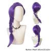 Cosplay Wig Hunters Cosplay Women Cosplay Long Hair Nails Wigs Wig Full Head Cover With Purple Long Hair Fried Dough Twists