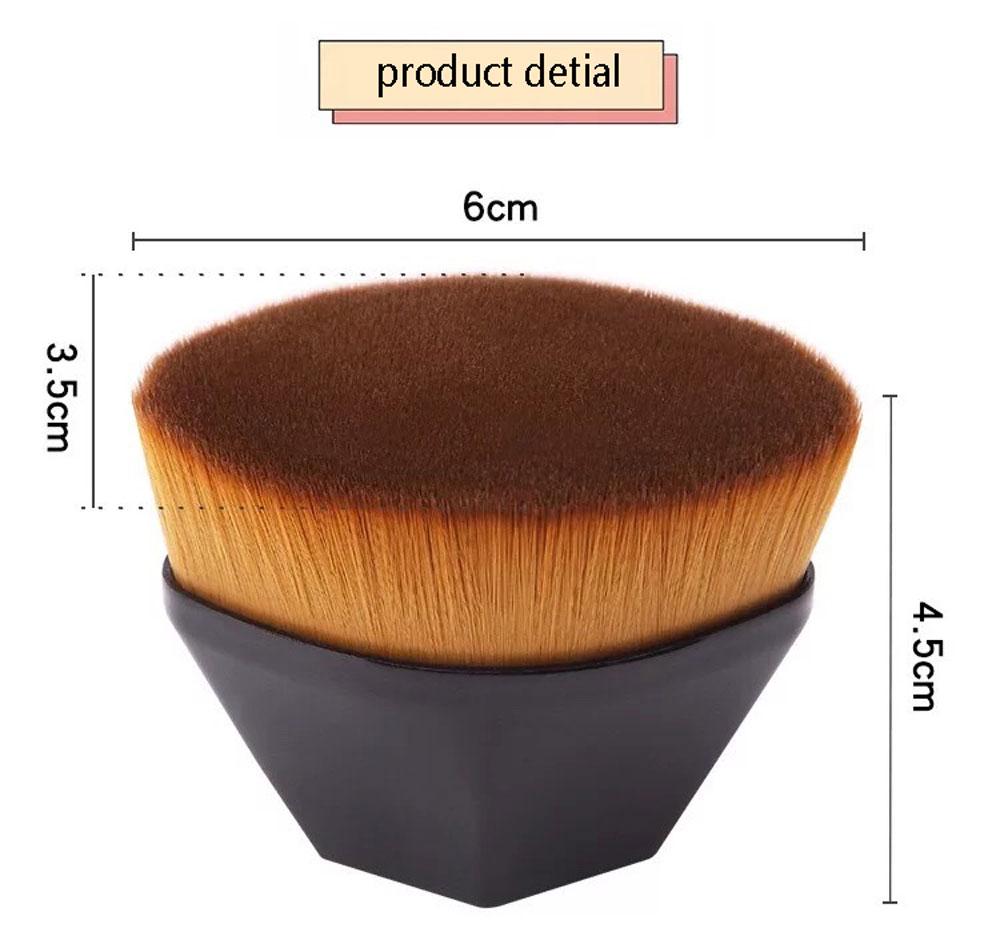 Six Corners Powder Makeup Brushes Cosmetic Hexagon No Trace Foundation Brush Make Up Brushes