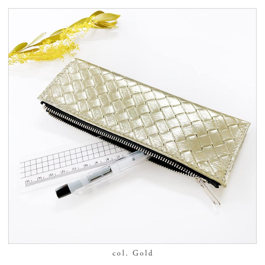 Genuine Leather Pen Braided Pencil Leather Pen Pen Writing Pencil Pen Chrome Tanning Case, Metallic, Style, Case, Holder, Pouch, Simple, Compact,