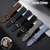 Wristband 20mm 22mm Quick Release Soft Genuine Suede Strap Black Brown Watch Band Calfskin Bracelet Women Men Accessories
