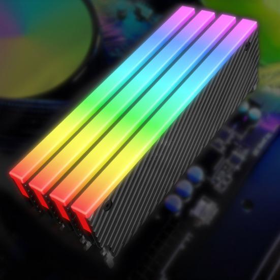 5V 3PIN ARGB RAM Heatsink Cooler Aura Sync Aluminum Alloy DDR2 DDR3 DDR4 DDR5 Desktop Memory Module Radiator PC Accessories