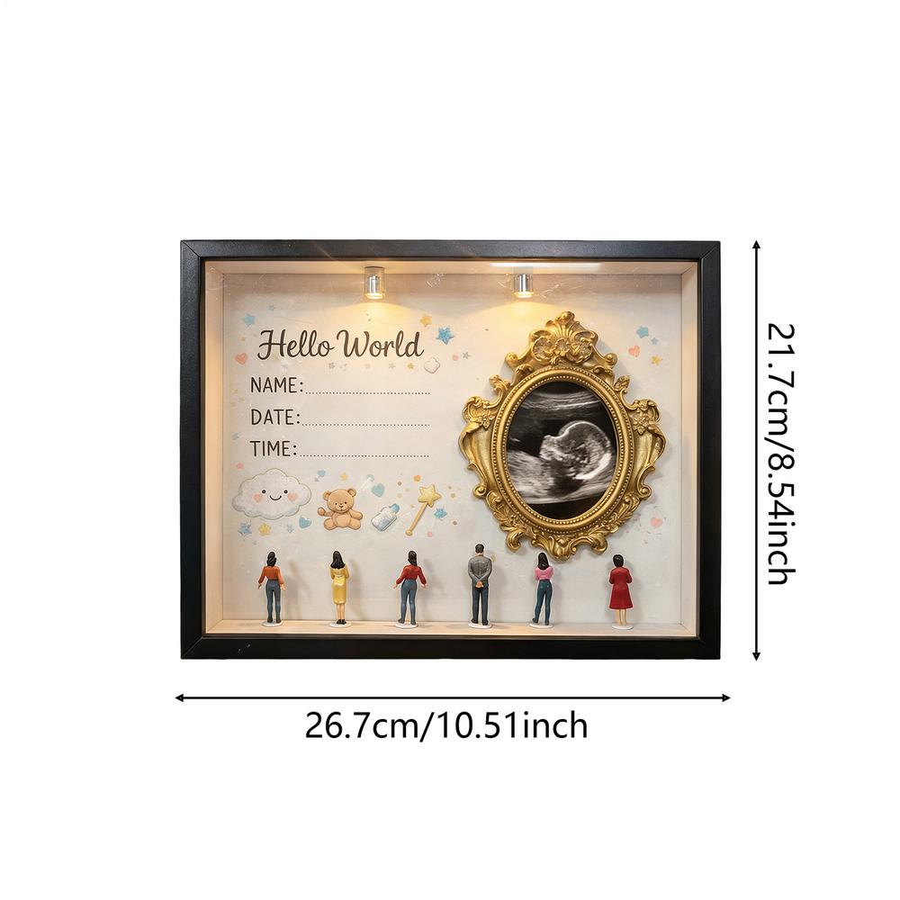 Mini Museum Picture Frame DIY Aesthetic Memory Commemorative Kids Art Frame Mini Museum Display For Family Home Decor Nursery