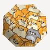 1pc Shiba Inu Dog Automatic Folding Umbrella Portable Collapsible Umbrella for All Seasons, 8-Rib Durable Construction065