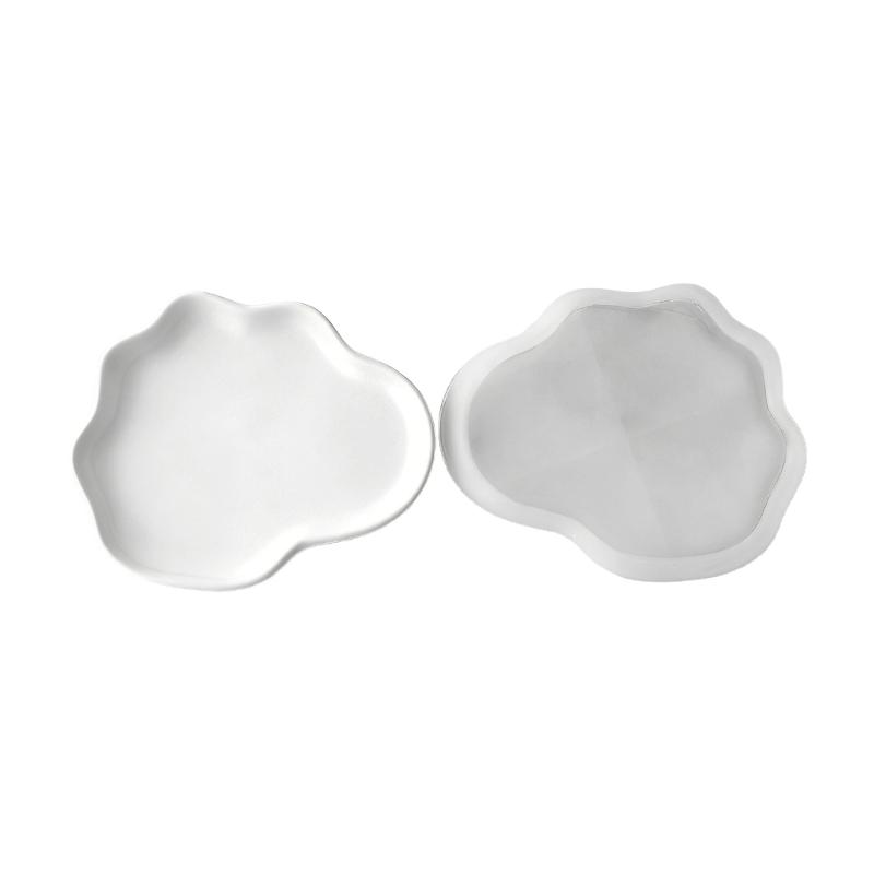 Wolkenform Aufbewahrungsschale Silikonform für Epoxidharz Gießen Beton Schmuck Dekorationsteller Schale Kerzenhalter Form