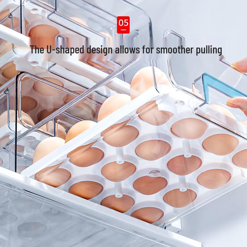 Japanese Double-Layer Refrigerator Egg Storage Box