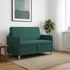 Storage Sofa In Dark Green 122 X 78 X 87 Cm Polyester