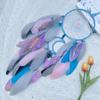 Dream Catcher Hand-woven Colorful Feather Wind Chimes Living Room Bedroom Background Wall Decoration Festival Gifts Home Decor