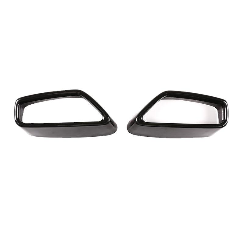 

Для BMW 5 серии G30 G31 2018-2021 Нержавеющая сталь черный автомобиль выхлопная труба наклейки внешняя модификация автомобильные аксессуары чёрный