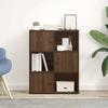 VidaXL Bibliothèque chêne marron 60x24x76,5 cm bois d'ingénierie, étagère à livres, support de rangement, support à livres, 860388