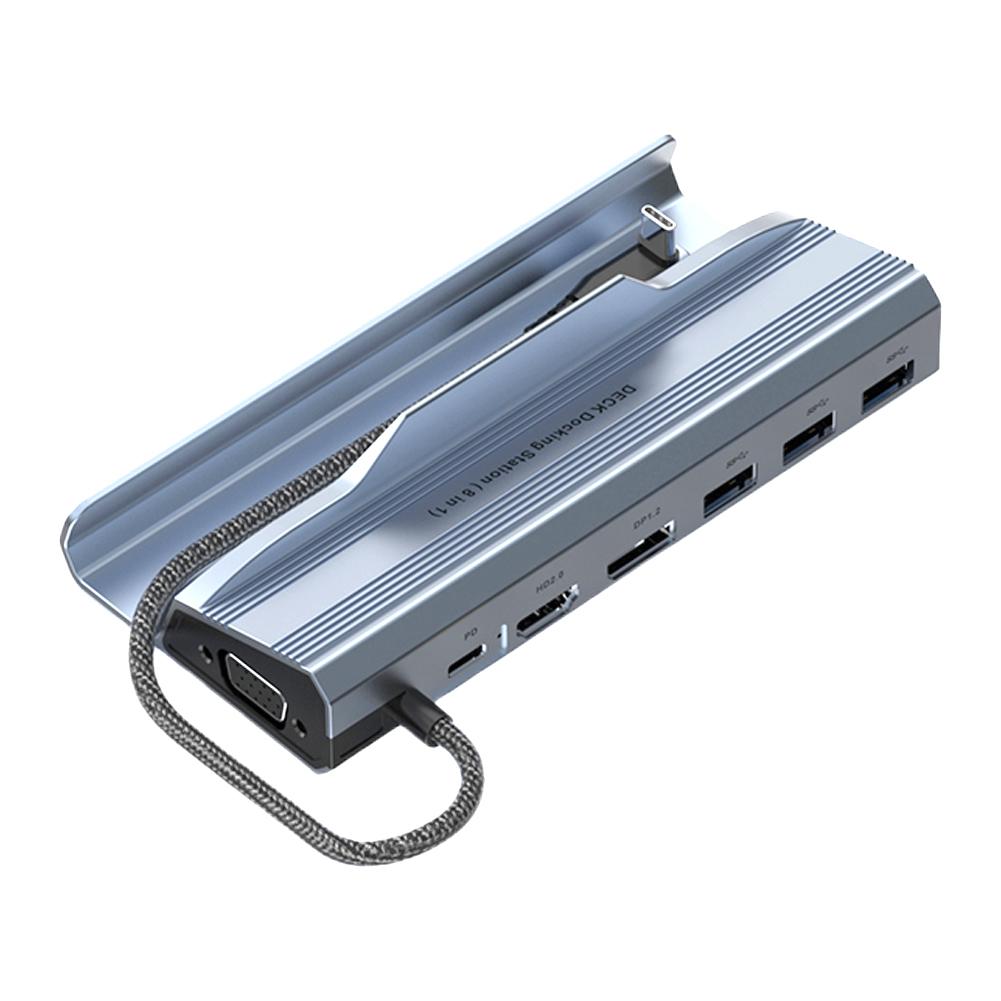 Shunt HUB Extension Type C USB3.0 Docking Station HDMI-compatible USB Game Holder Base PD3.0 4K 60Hz for ROG Ally Handheld Game