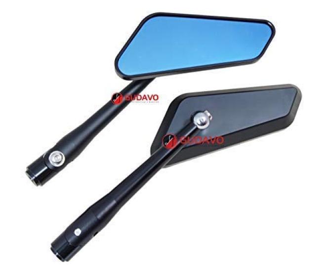 

Motorcycle Black Aluminum CNC Universal Fit for 8mm and 10mm Motorcycles with Compatible with Mirrors, Mirrors, Reverse/Clockwise Threads, KTM,