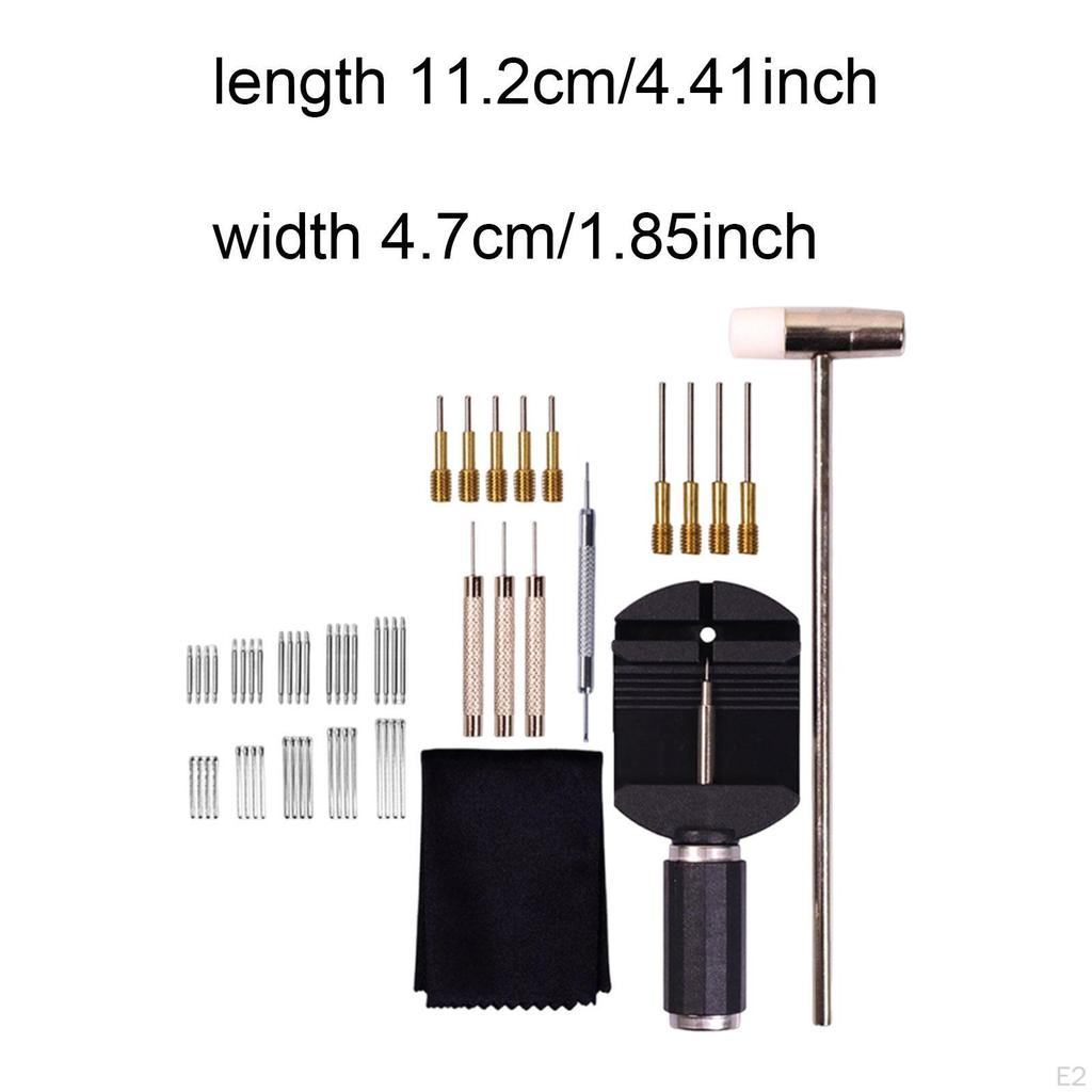 56Pcs Watch Link Removal Tool Multipurpose Professional Repair Kit for Strap Adjustment
