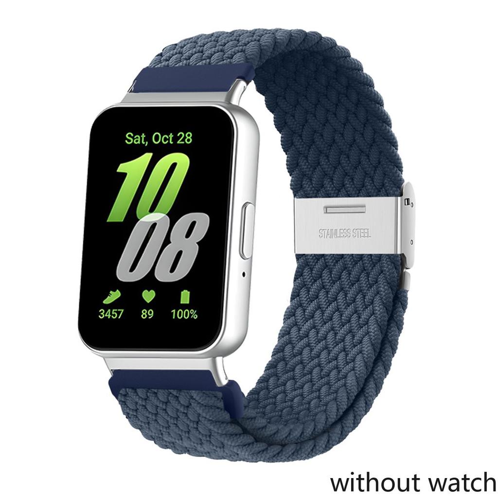 Braided Bands for Samsung Galaxy Fit 3 Sports Strap Adjustable Replacement Correa Nylon Bracelet for Samsung Galaxy Fit3 Band